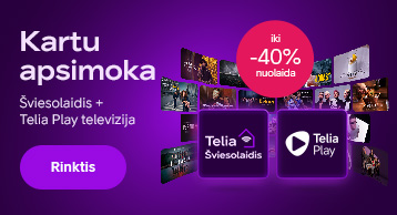 Nori dar geresnio pasiūlymo? Imk internetą ir televiziją kartu!