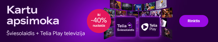 Nori dar geresnio pasiūlymo? Imk internetą ir televiziją kartu!