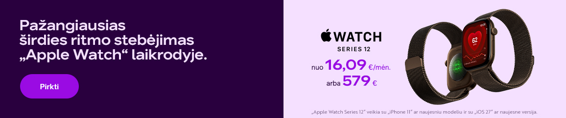 Naujieji Apple Watch jau čia!
