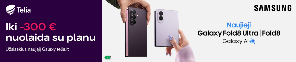 Užsisakyk Galaxy naujienas su specialiais pasiūlymais!