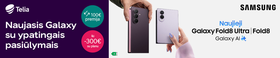 Užsisakyk Galaxy naujienas su specialiais pasiūlymais!