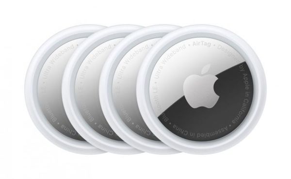 Apple AirTag išmanusis sekiklis 4 vnt. sidabrinė