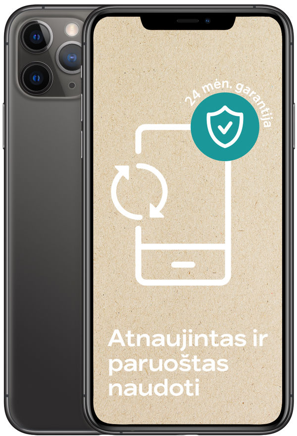 Apple iPhone 11 Pro Max Atnaujintas 64 gb pilka