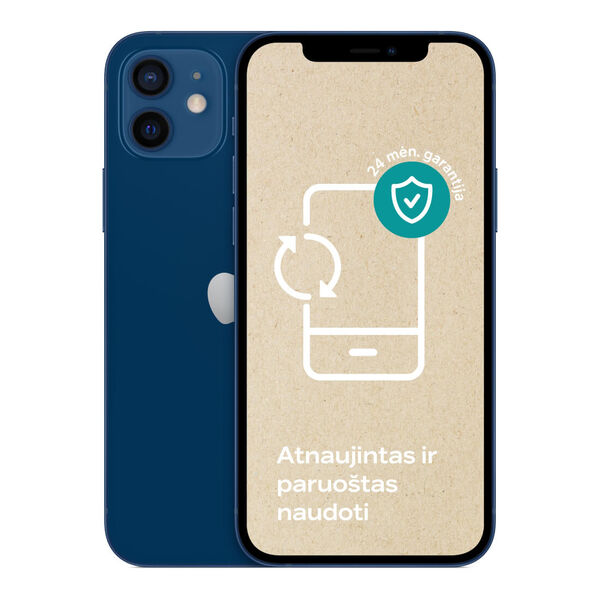 Apple iPhone 12 Atnaujintas 64 gb mėlyna