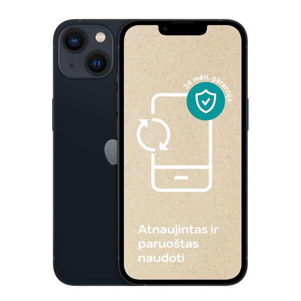 Apple iPhone 13 Atnaujintas 128 gb juoda