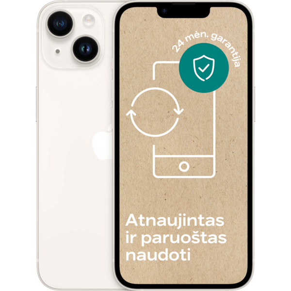Apple iPhone 14 Atnaujintas 128 gb balta