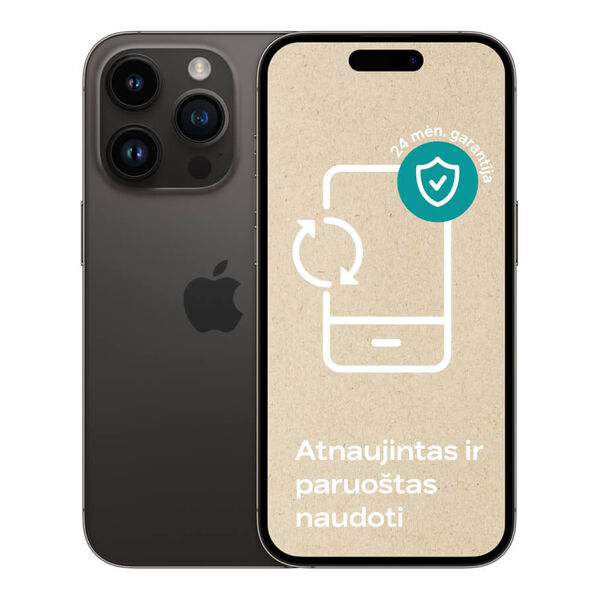 Apple iPhone 14 Pro Atnaujintas 128 gb juoda