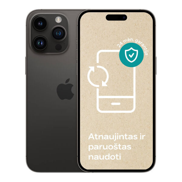 Apple iPhone 14 Pro Max Atnaujintas 128 gb juoda