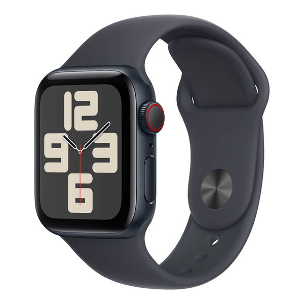 Apple Watch SE 2024 LTE aliuminis, sport band 40 mm S/M juoda