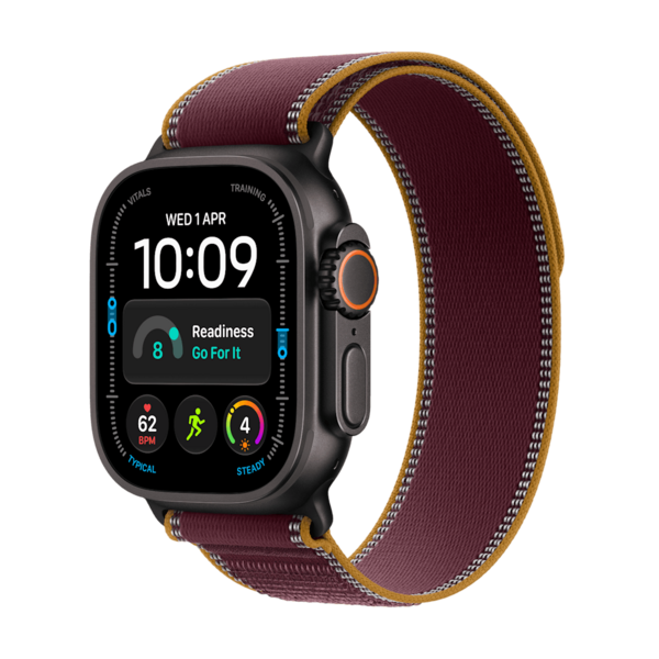 Apple Watch Ultra 4 LTE Trail 49 mm M/L burgundijos raudona