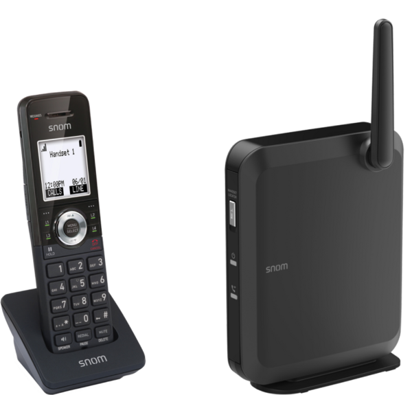Belaidis IP telefonas DECT SNOM M110SC juoda