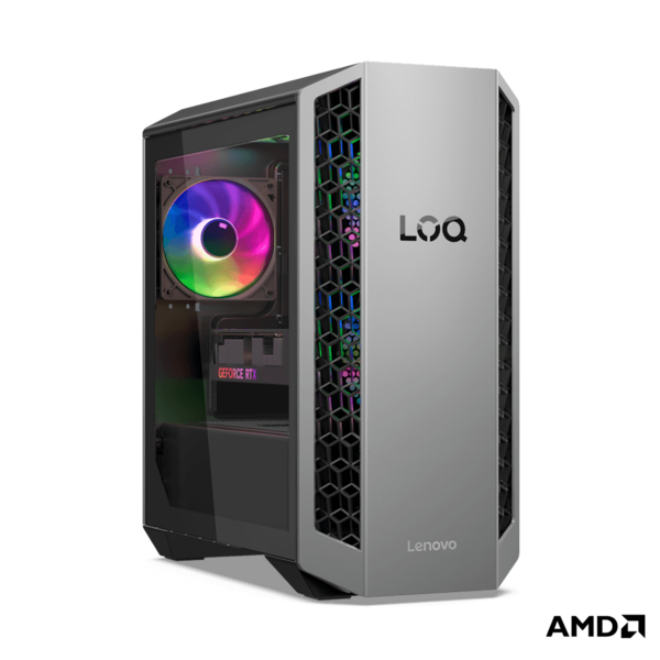 Lenovo LOQ Tower 26ADR10 Ryz7 RTX5050 512 gb null gb pilka