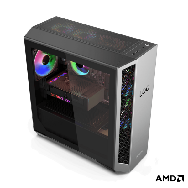 Lenovo LOQ Tower 26ADR10 Ryz7 RTX5060 512 gb null gb pilka