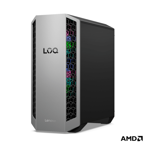 Lenovo LOQ Tower 26ADR10 Ryz7 RTX5070 1024 gb null gb pilka