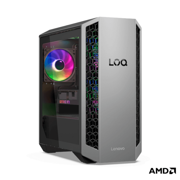 Lenovo LOQ Tower 26ADR10 Ryz7 RX9060XT 1024 gb null gb pilka