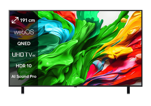 LG 75QNED85A3C + garso sistema