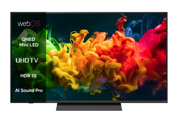 LG QNED evo AI Mini-LED QNED8E 55" (~139 cm) juoda