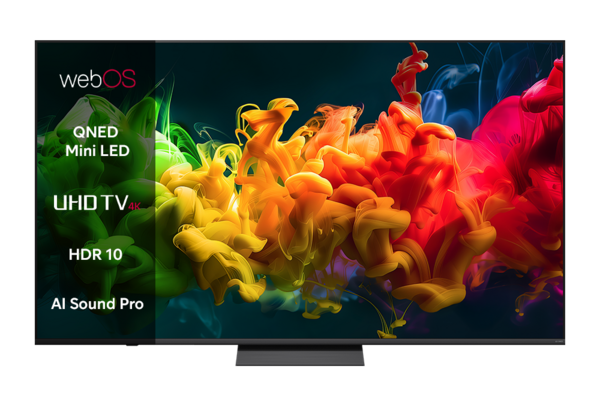 LG QNED evo AI Mini-LED QNED8E 75" (~191 cm) juoda