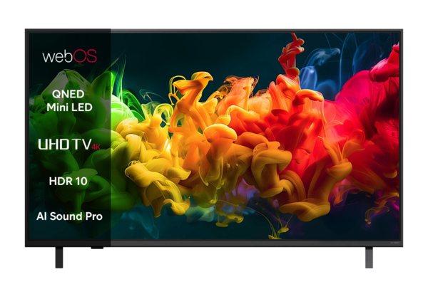 LG QNED evo AI Mini-LED QNED8E null juoda