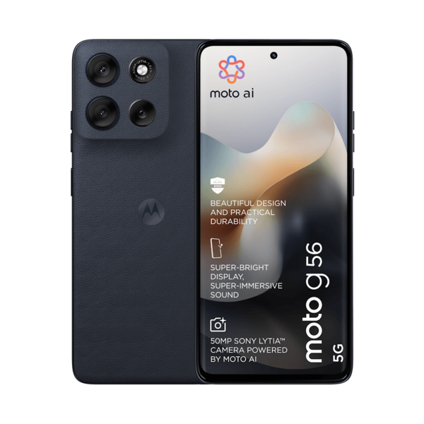 Motorola G56 256 gb juoda