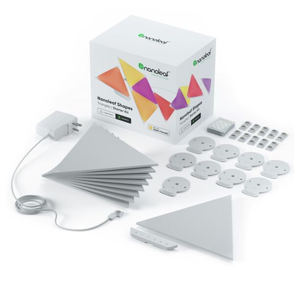 Nanoleaf trikampių plokštelių rinkinys