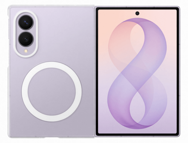 Samsung dėklas Samsung Fold8 skaidri