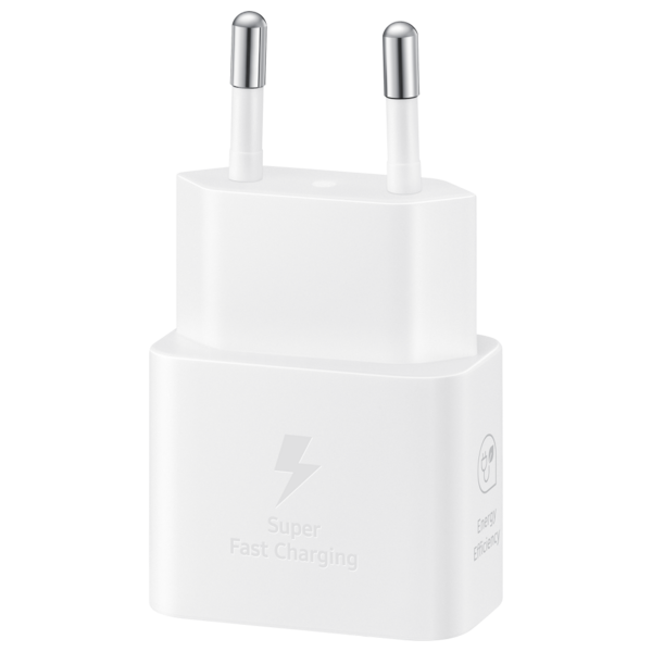 Samsung tinklo įkroviklis USB C, 25W balta