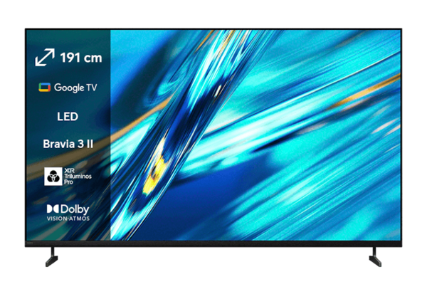Sony Bravia 3 II 75" (~191 cm) juoda