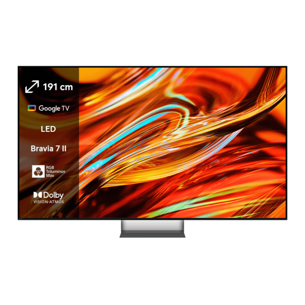 Sony K50XR79M2PB Bravia 7 II 75" (~191 cm) sidabrinė