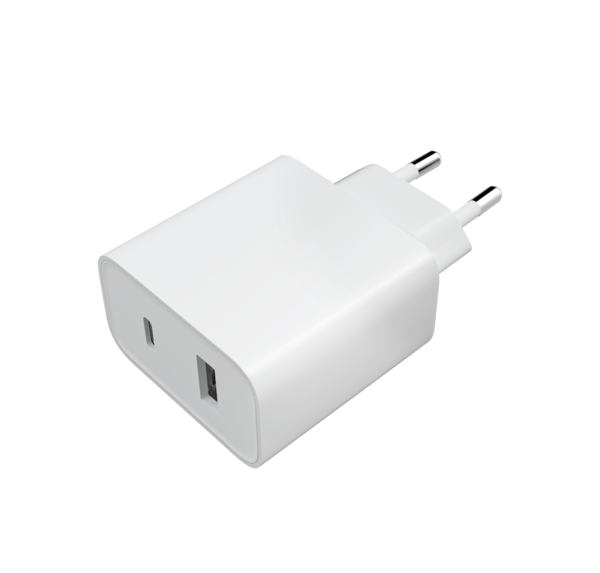 Xiaomi tinklo įkroviklis USB C/A, 33W balta