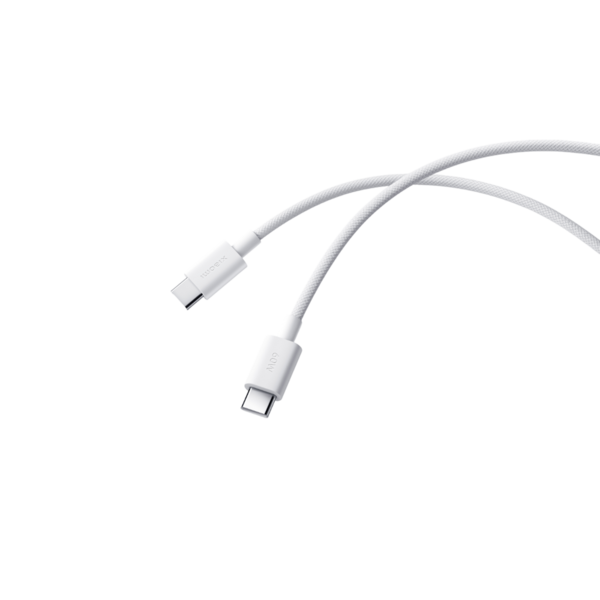 Xiaomi USB-C į USB-C kabelis, 1 m balta